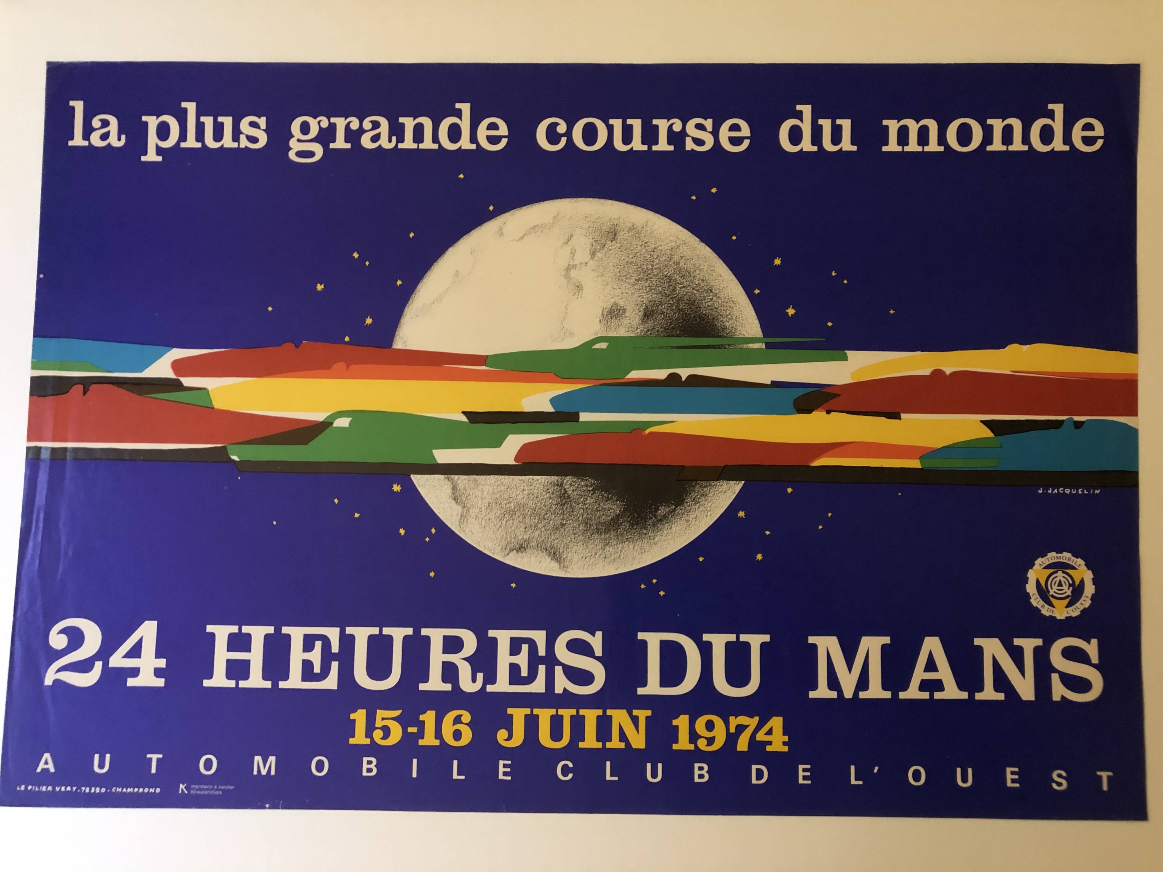 Original poster 24 Hours of Le Mans 1974