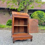 Oratory Furniture, Pray to God In Walnut And Marquetry Louis XIV Period XVIII Eme Century