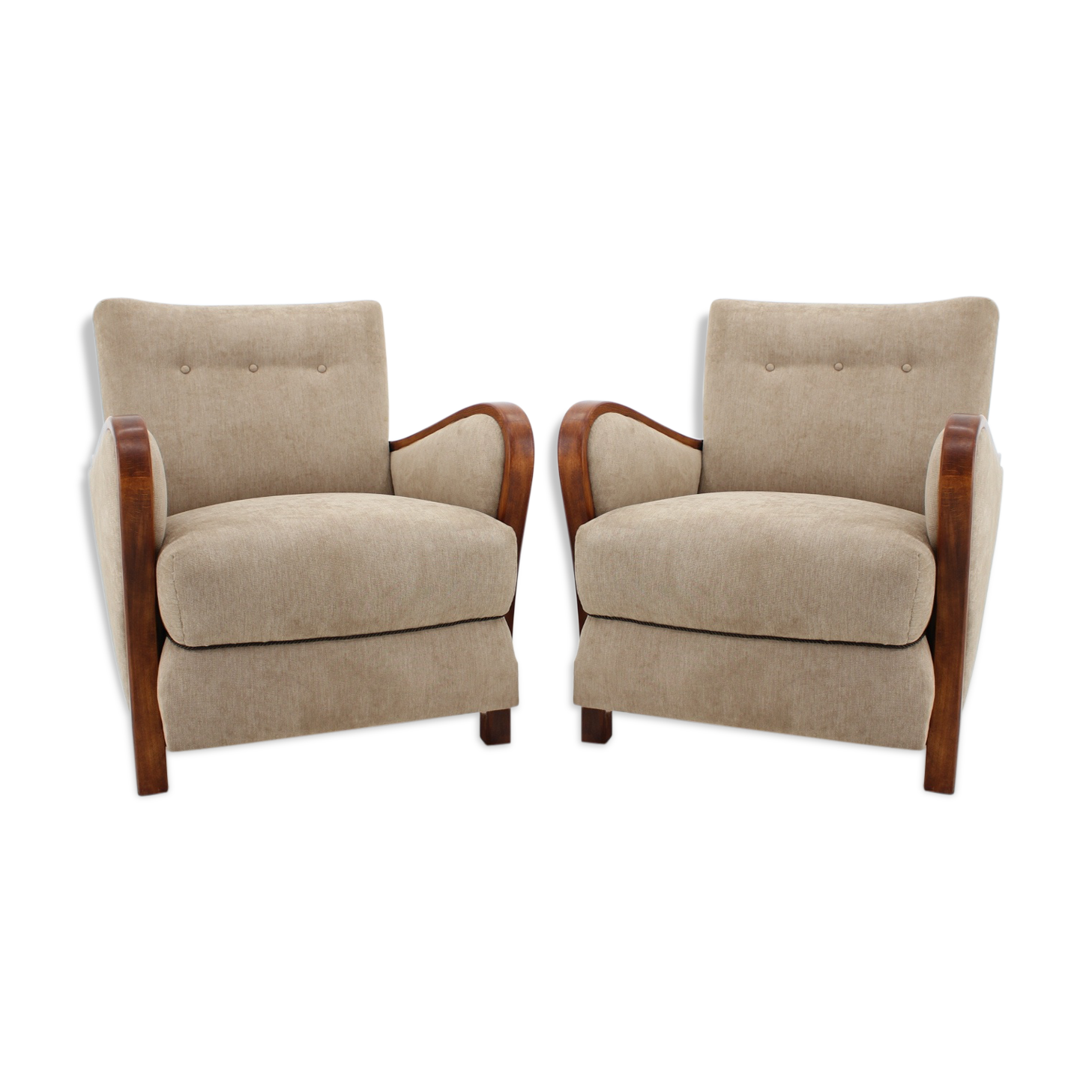 Paire de fauteuils Art Déco des années 1930