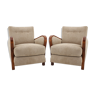1930s Art Deco armchair, set of 2