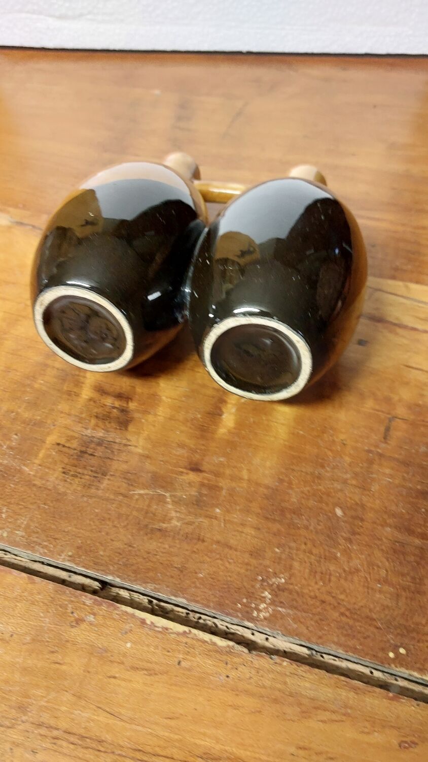 Two-tone double vase