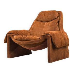 Fauteuil lounge en cuir