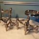 5 Nagel Bmf candle holders and a dish.