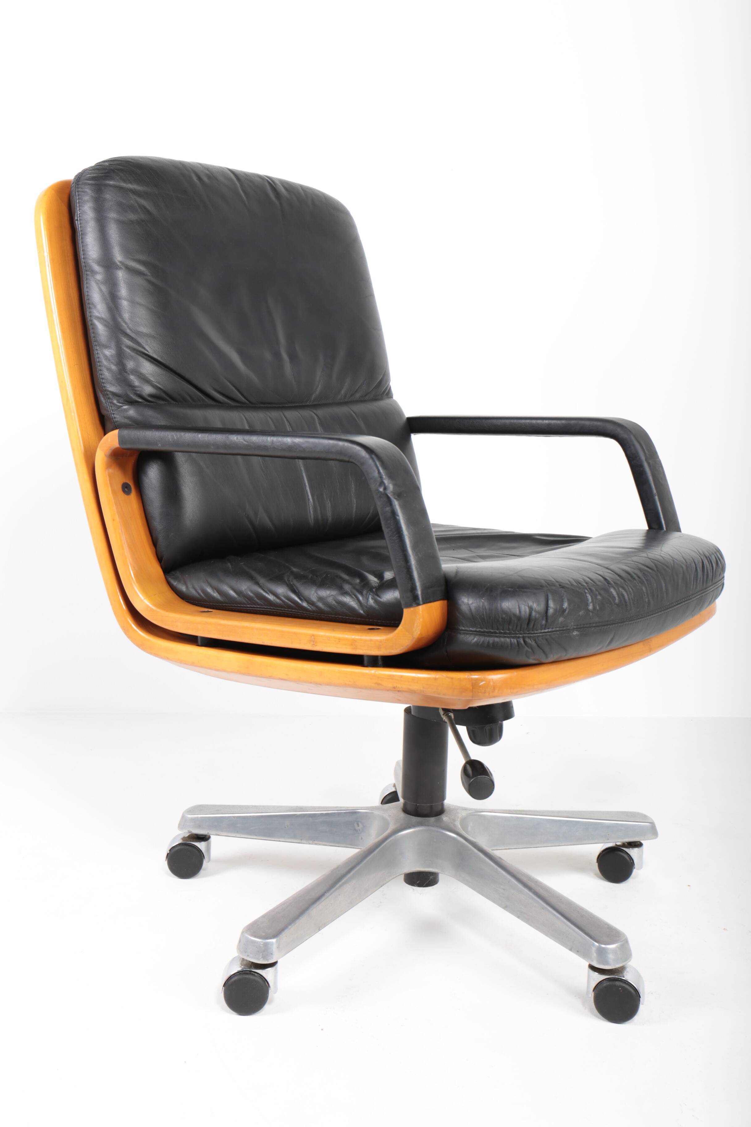 Leather office chair by Eugen Schmidt