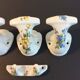 set de 4 patères en porcelaine Manufacture de Couleuvre