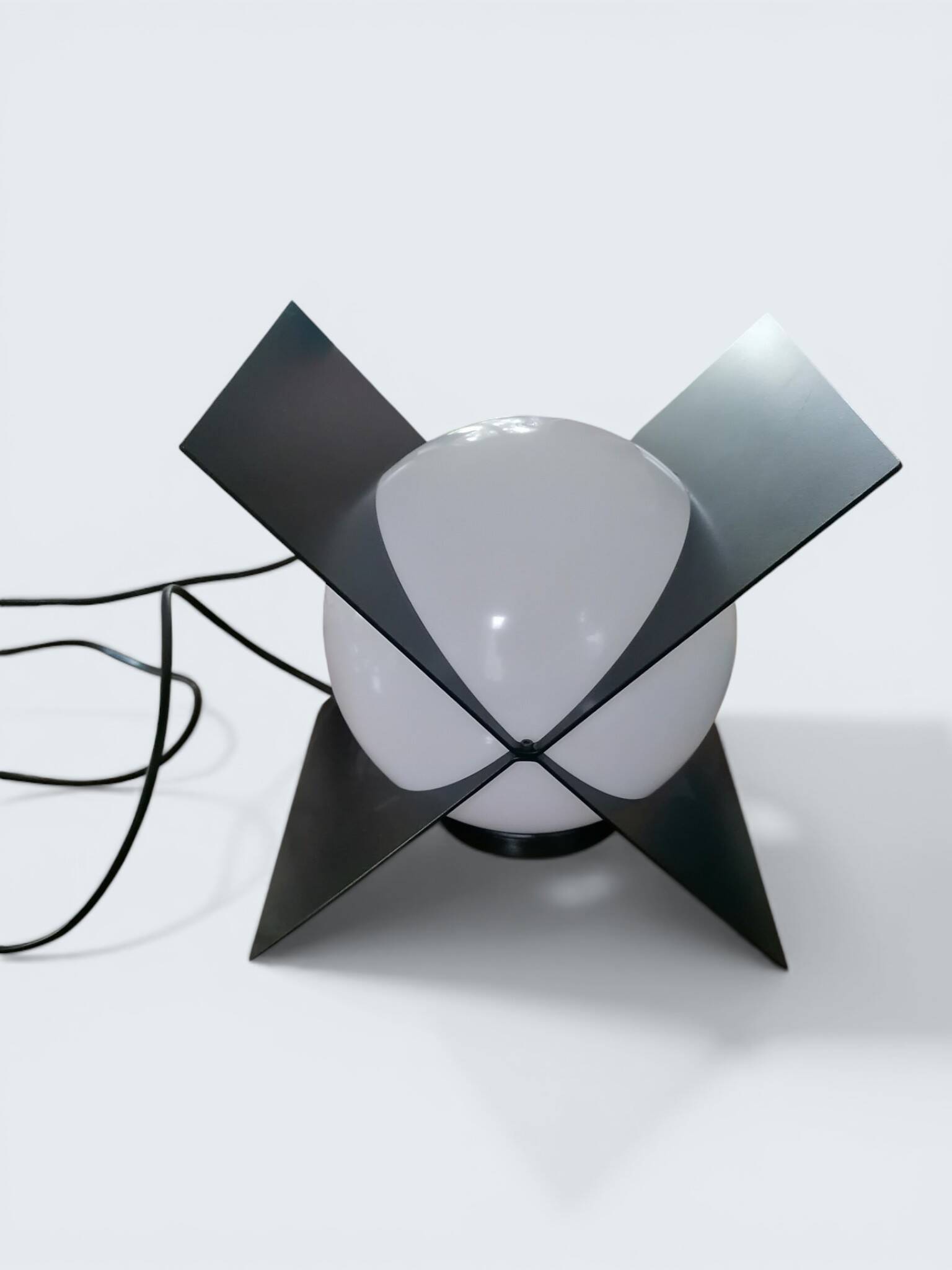 Vintage space age Little Boy globe lamp.