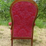 Restored Voltaire armchair