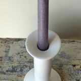 White porcelain candlestick
