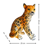 Léopard en céramique – Italie Années 70