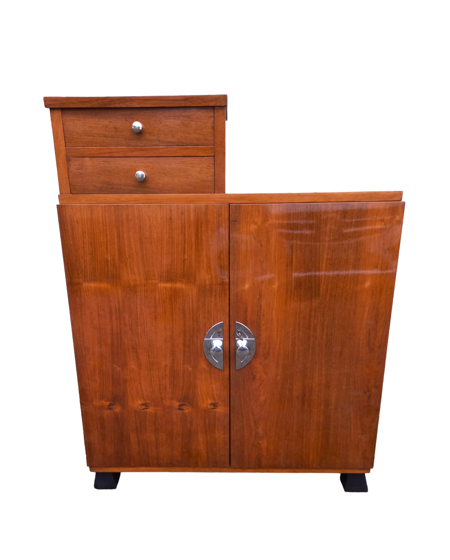Art Deco rosewood bar cabinet