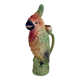 Vintage ceramic parrot pitcher