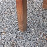 Brutalist farmhouse table Antique wooden workshop table 200cm