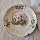 Antique ceramic or earthenware plate from the 19th century, Chinese style decoration