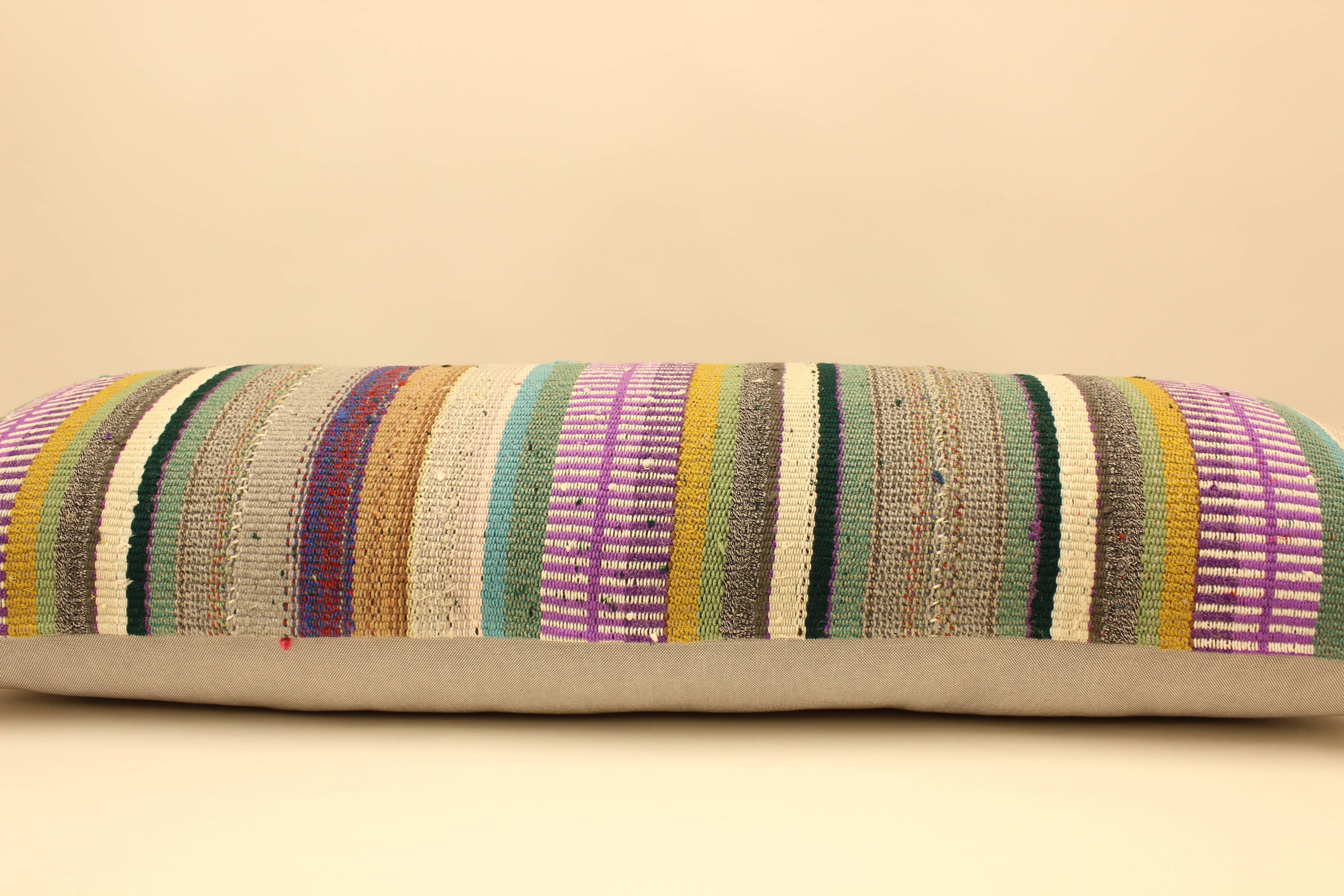 Coussin kilim turc, 40x120 cm