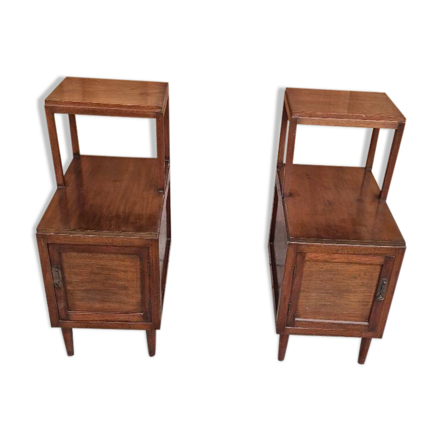 2 bedside tables from the 1950s