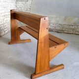 oak community bench, 1950