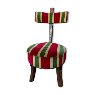 Tripod wooden stool