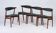Teak armchairs, Denmark, 1960s, Set of 4