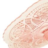 Art Deco Pink Cake Stand Standard Depression Glass 33cm