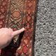 Oriental carpet malayer ancient persian iran. handmade 113 x 400 cm