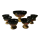 Fruit Salad, Punch or Sangria Service in Vallauris Fat Lava/Lave ceramic