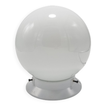 Plafonnier globe opaline
