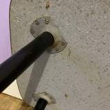 Scandinavian formica low table décor Japanese feet compass 60s-RETRO-VINTAGE