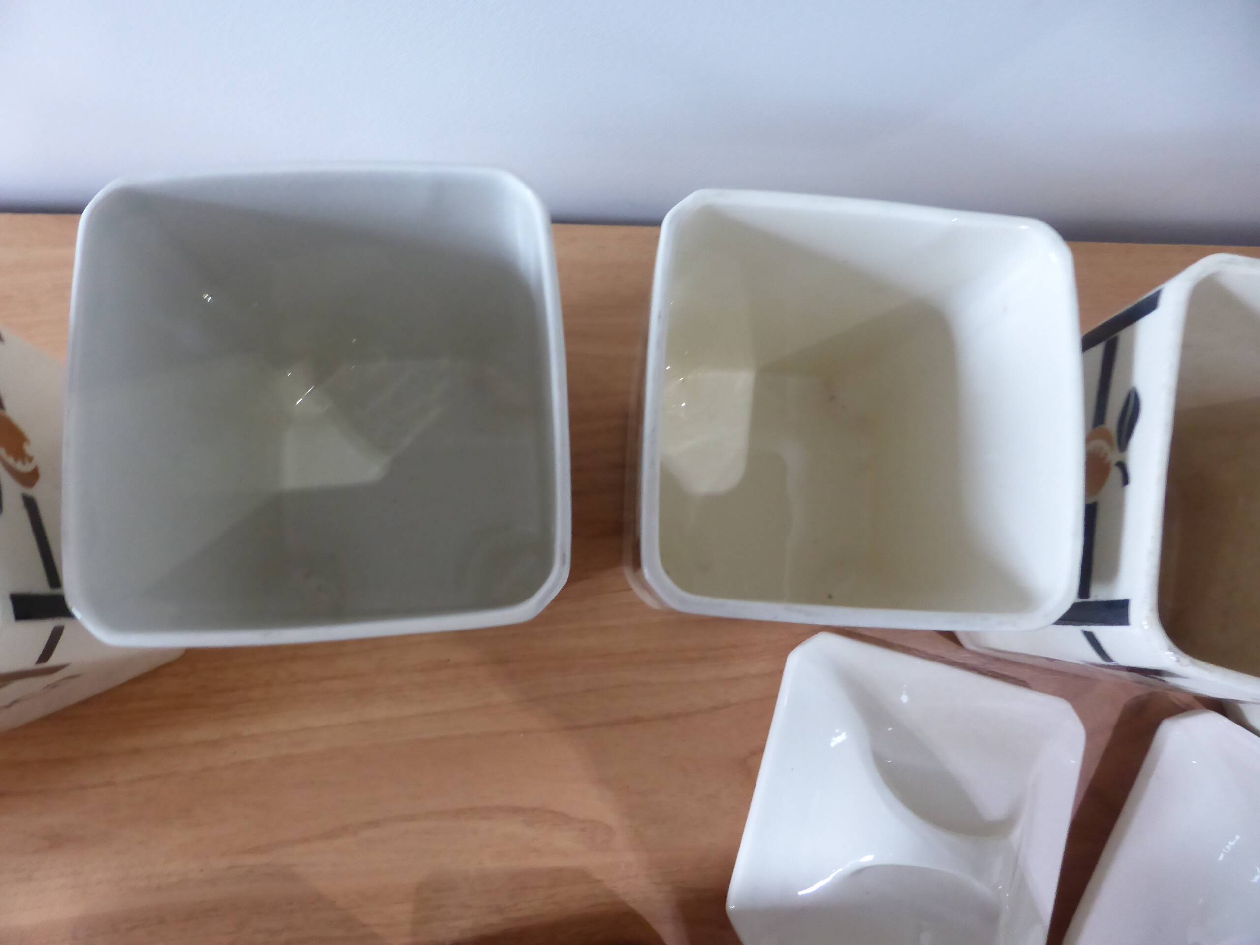 15 vintage porcelain spice boxes from Badonviller 240561