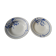 2 hollow plates in sarreguemines model Denise diam 22 cm