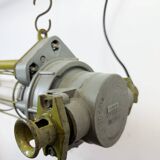 Grey Soviet Industrial Hanging Tube Light, 1970s