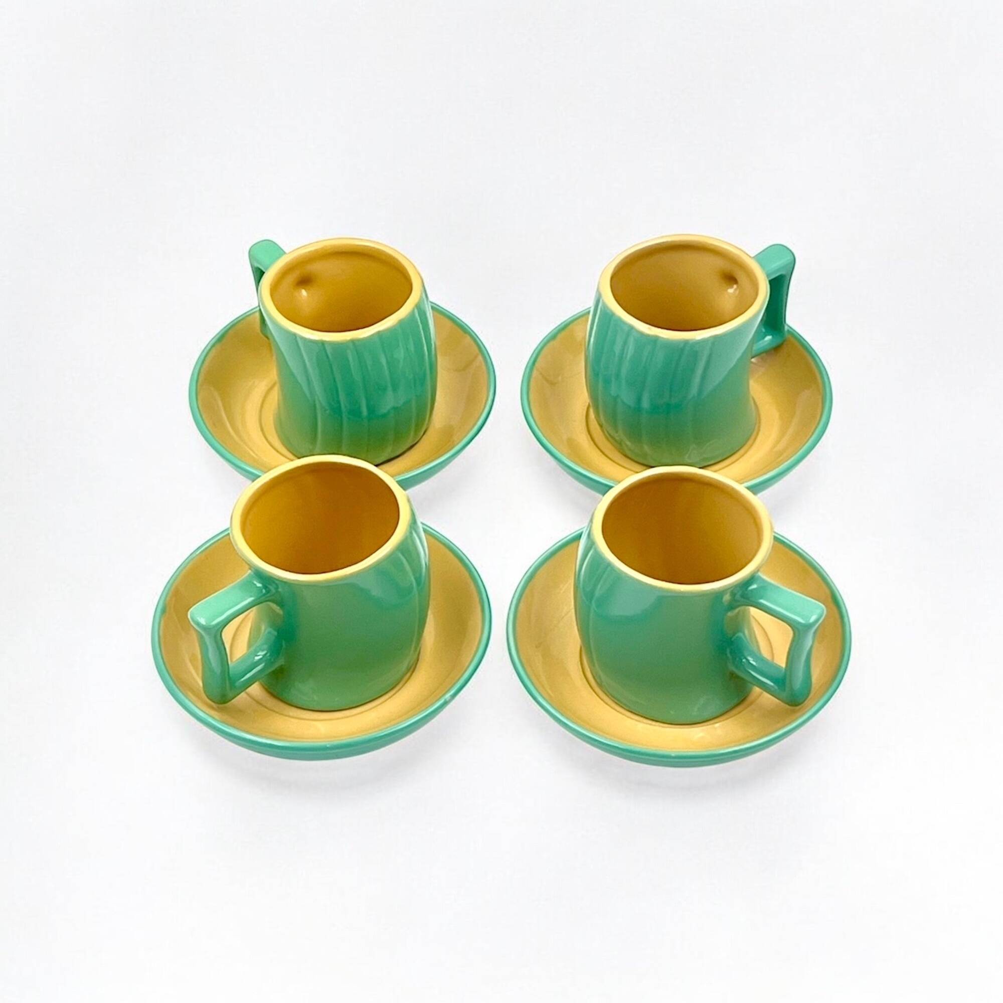 1980s Memphis Naj Oleari Coffee / Tea Set – Iosa Ghini Design Unused in Box