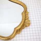 Gilded wood mirror 67x42cm
