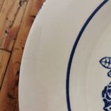 Old St Amand flat plates, blue roses