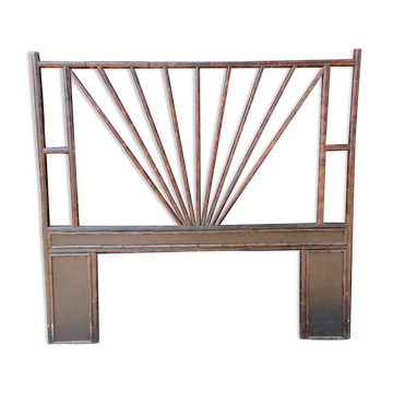 Vintage rattan headboard 2 seats 155 x 140 cm