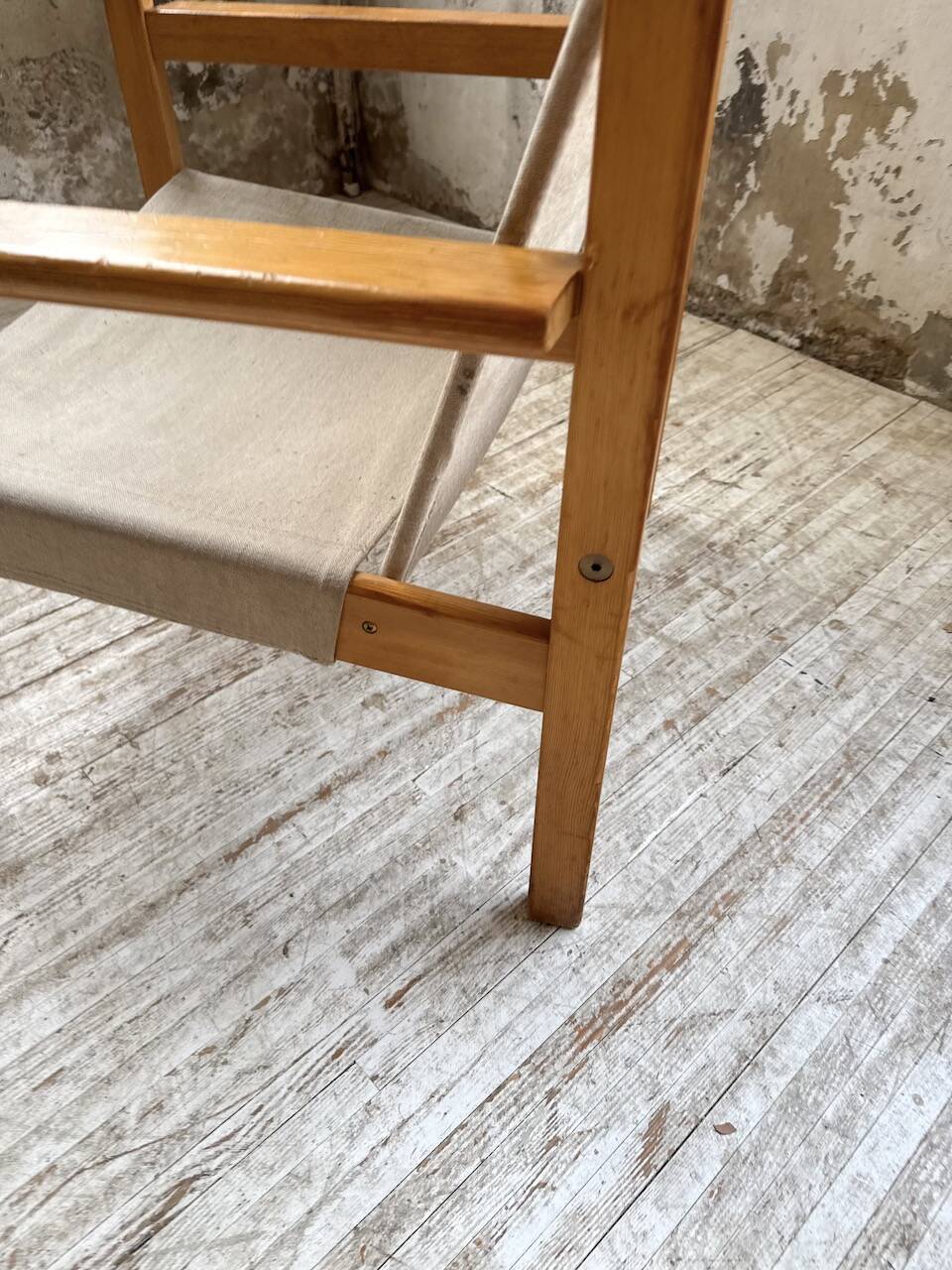 Safari chair in pine by Rold Rastad and Adolf Relling, 1960.
