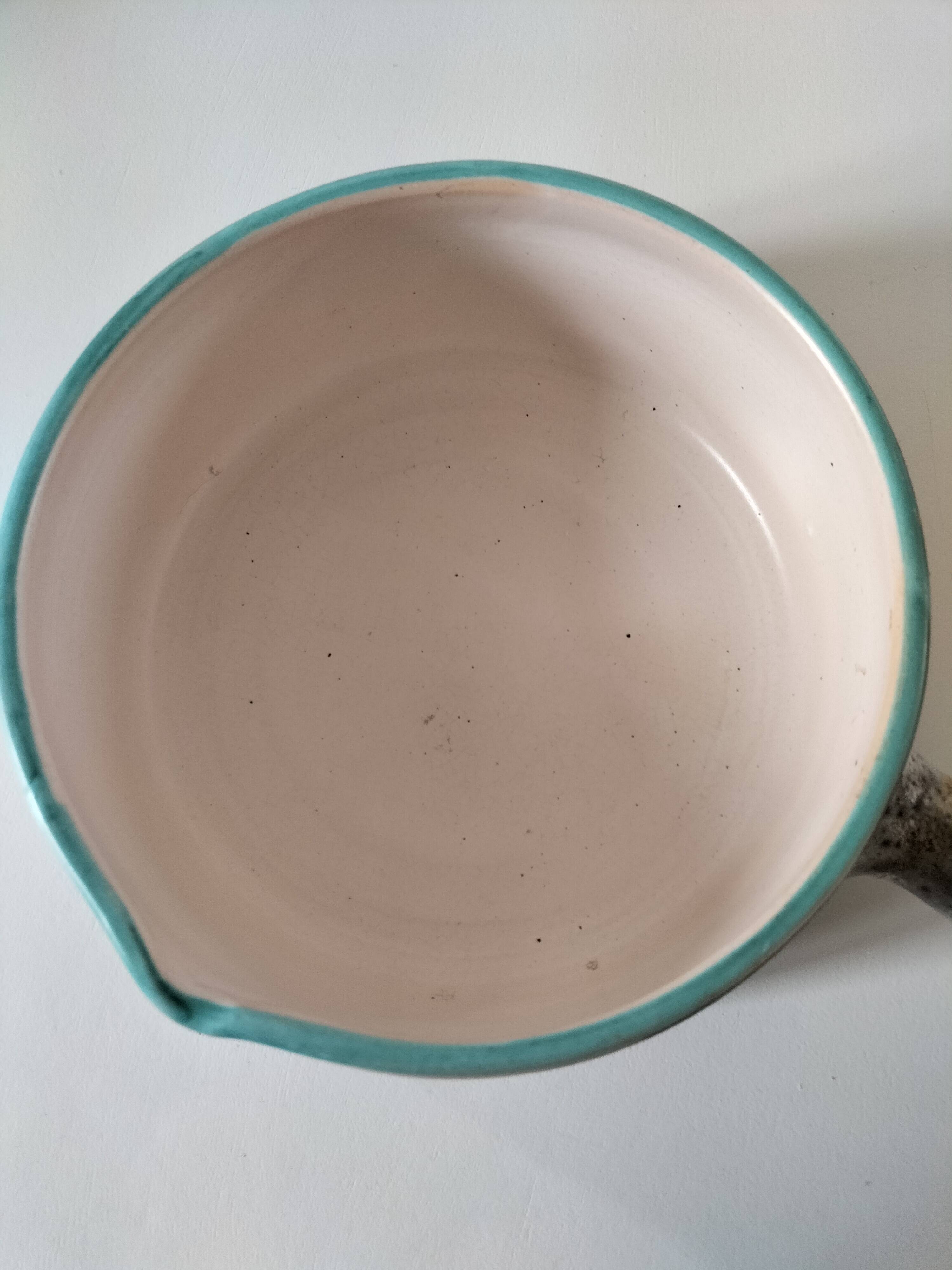 Italian ceramic dish with marine relief decoration from San Marino, 1960s-70s