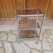 Vintage wheeled dessert table