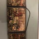 Old barber triptych mirror