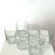 Set of 6 vintage octagonal glasses