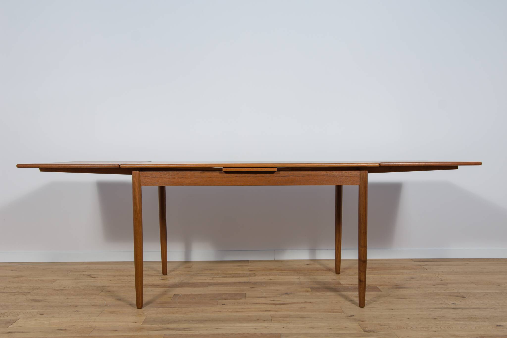 Mid Century Teak Extendable Dining Table, Denmark, 1960s