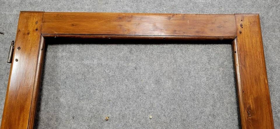 Rare 19th century door in solid walnut circa 1820