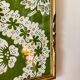 Golden wooden frame with domino paper Antoinette Poisson 96C "Oratorio"