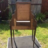 Rococo vintage hairdresser in oak marble top