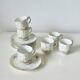 Set of 6 Limoges porcelain cups Barny Rigoni & Langle - 19th century