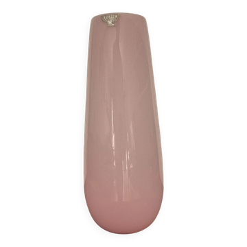 Large Vintage Opaline Rose Vase Pierre Schneider Paris – 35cm. Excellent condition.