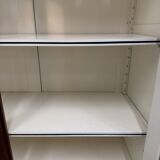 Large Classic English Art Deco Bookcase Library Cabinet