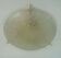 vintage kaiser ice glass ceiling LAMP flush mount 60/70's relief surface