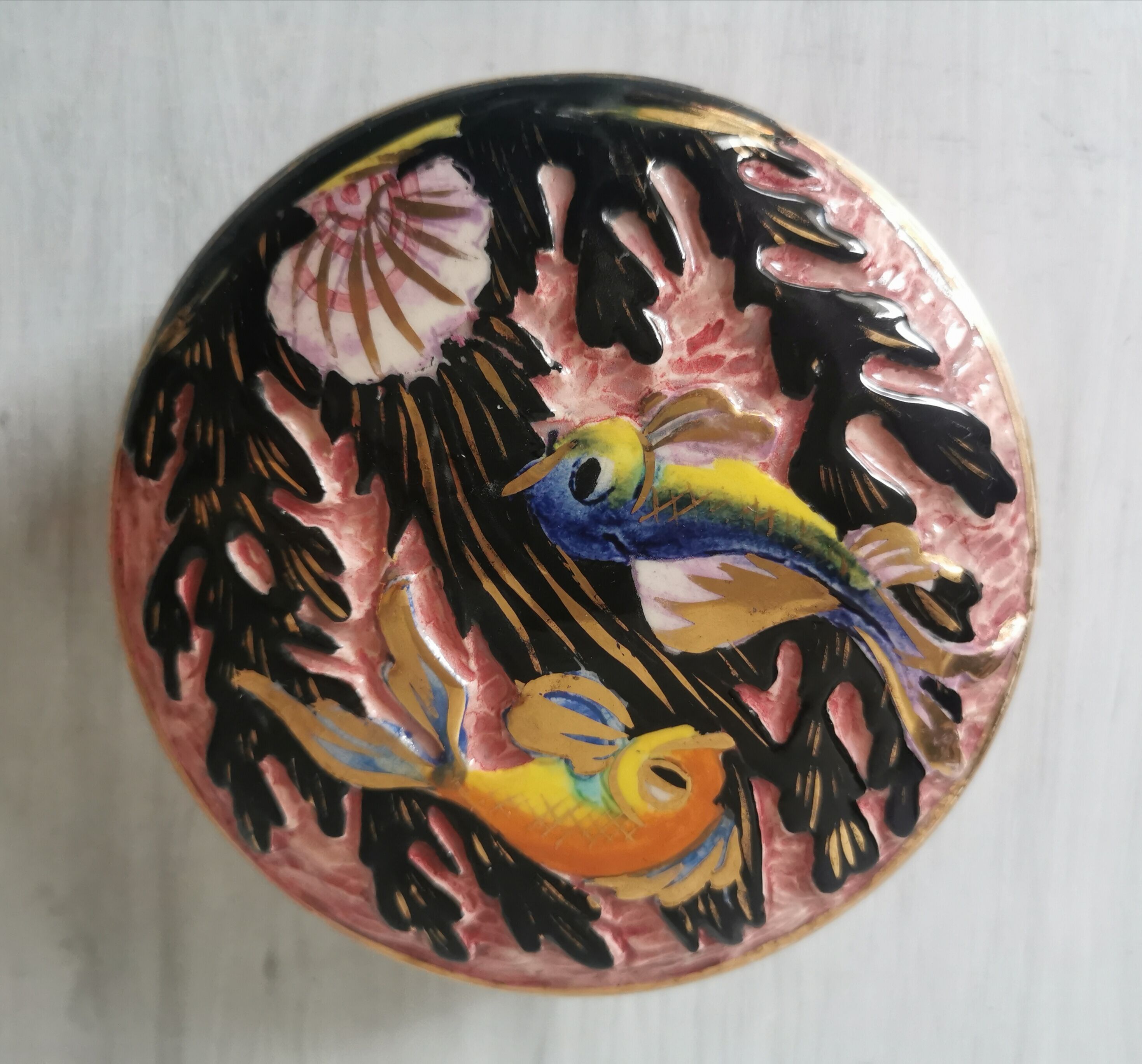 Bonbonnière Lamarche fish