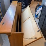 Wooden card holder cabinet