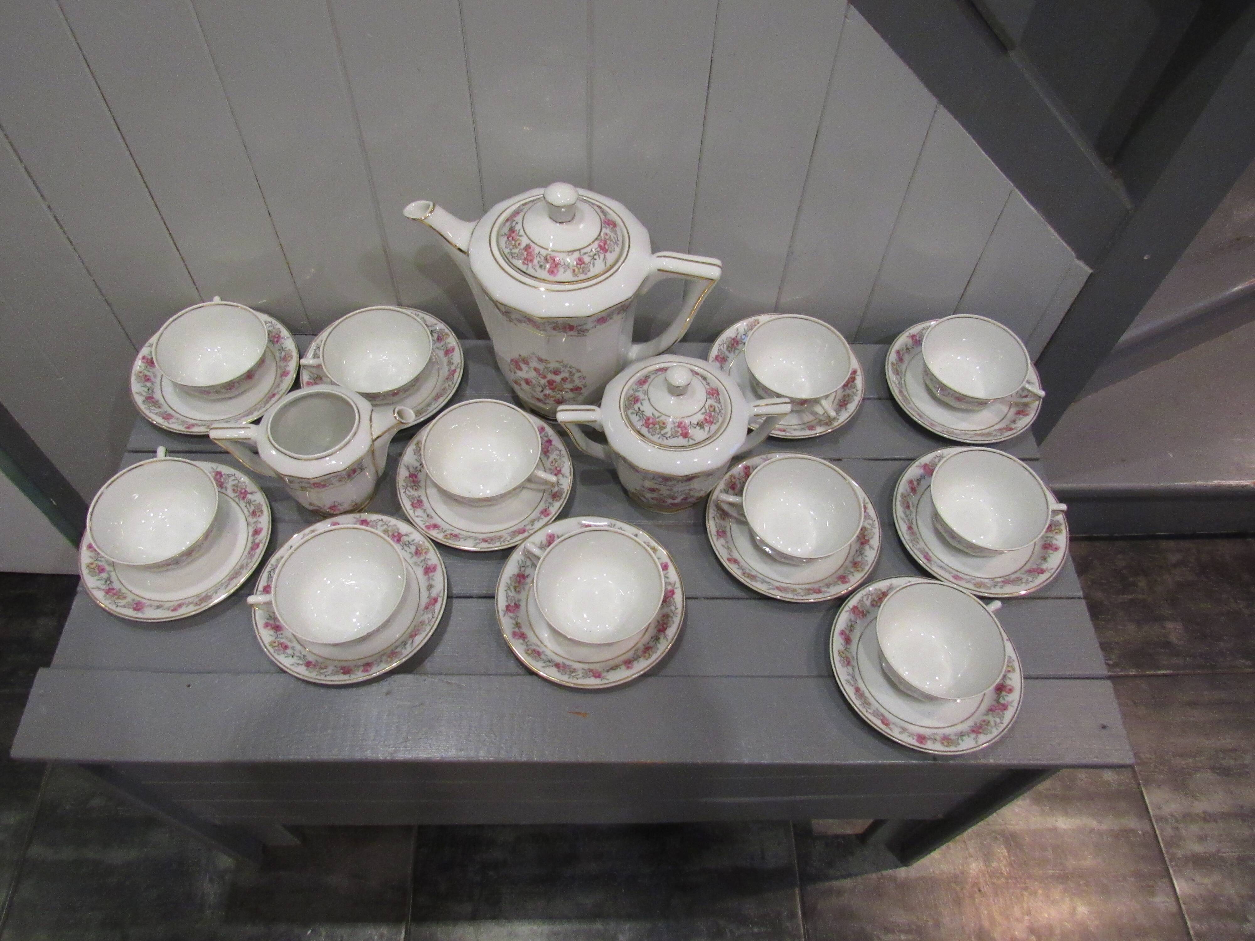 Porcelain coffee service FD Chauvigny